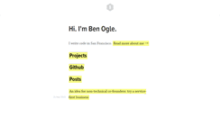 Desktop Screenshot of benogle.com